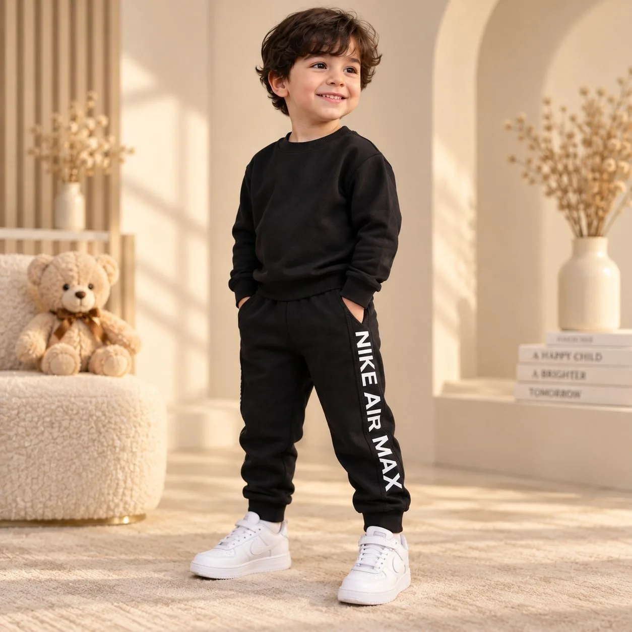 شلوار اسپرت بچگانه بغل چاپ شلوار اسپرت بچگانه بغل چاپ - تصویر 1